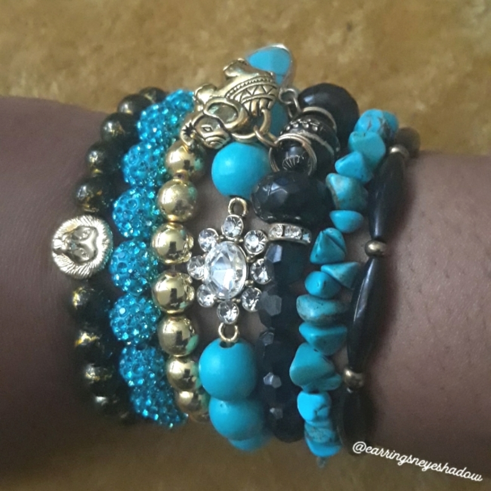 7pc stretch bracelet set